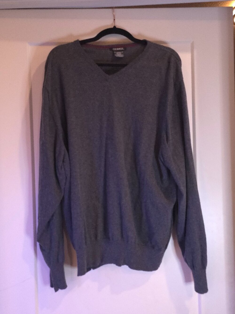 Men's Slate Grey Long Sleeve Sweater